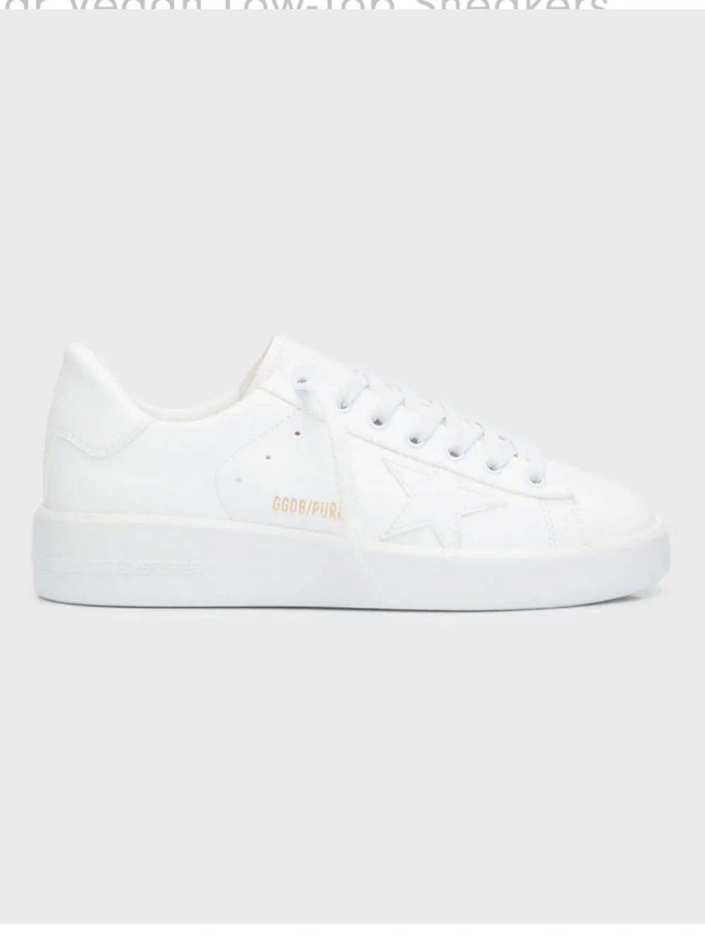 Golden Goose Purestar Vegan Low-Top Sneakers - Picture 1 of 7